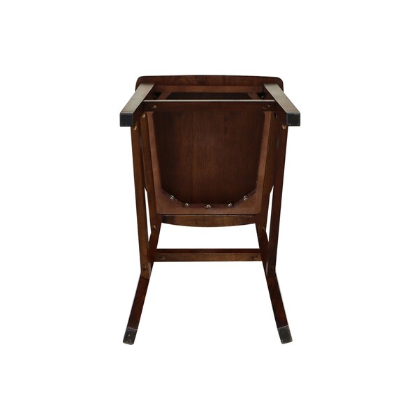 Whitewood Industries Solid Wood San Remo Counter Height Dining Stool - 30" Seat Height - S581-103