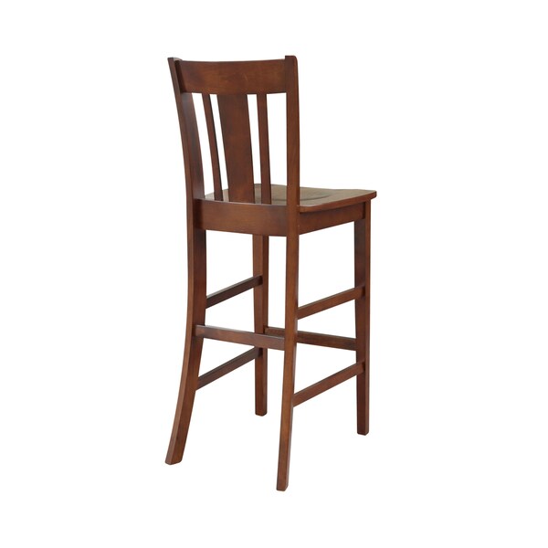 Whitewood Industries Solid Wood San Remo Counter Height Dining Stool - 30" Seat Height - S581-103