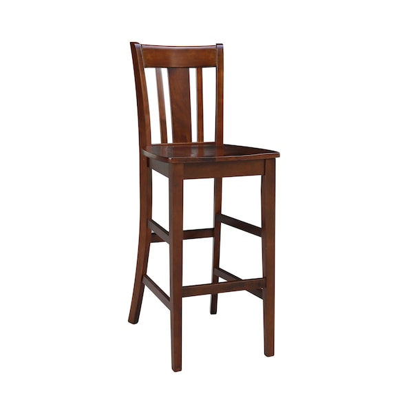 Whitewood Industries Solid Wood San Remo Counter Height Dining Stool - 30" Seat Height - S581-103
