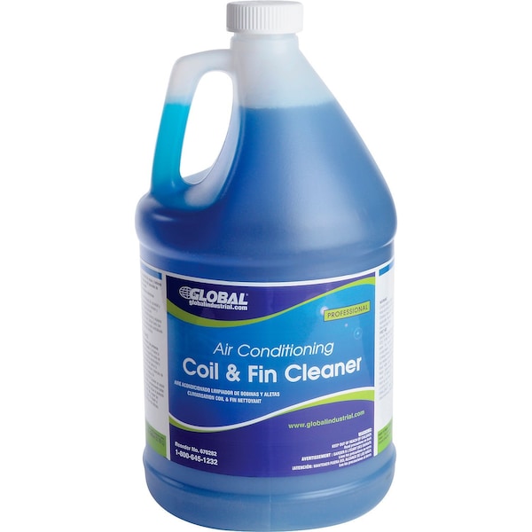Global Industrial Air Conditioning Coil & Fin Cleaner, 1 Gallon Bottles, 4PK - 670282