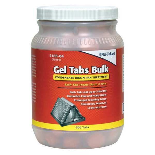 Nu-Calgon Condensate Pan Treatment, Gel Tablet, Red - 4185-04
