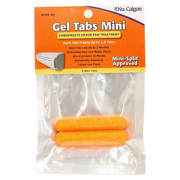 Nu-Calgon Condensate Pan Treatment, Gel Tab, 1.5 ton - 4185-95