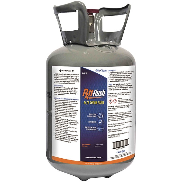 Nu-Calgon Flush Solvent, 13 lb, Cylinder, Aerosol - 4300-15