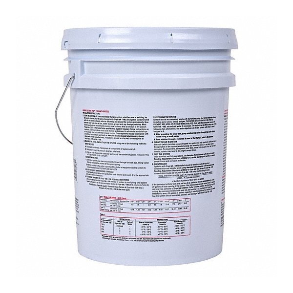 Hercules Cryo-Tek-100 Anti-Freeze Corrosion Resistant, 5 gal Pail, Pink, Up to 250 Degrees F - 35284