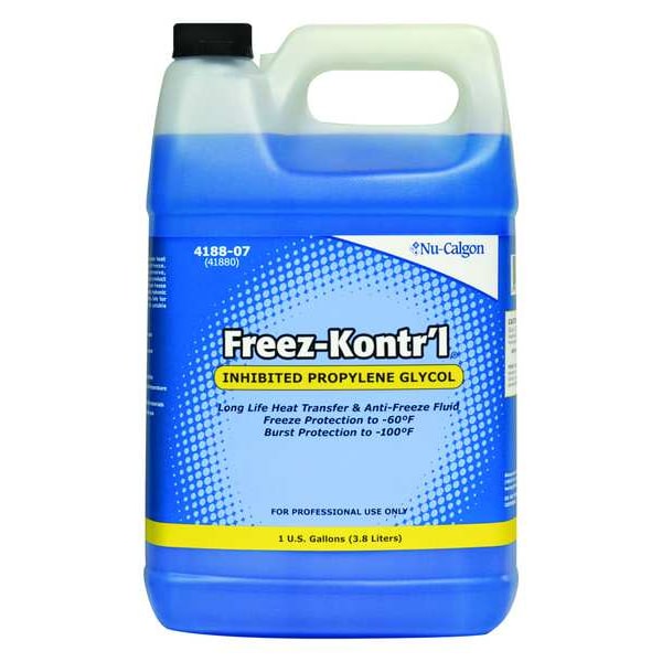 Nu-Calgon Propylene Glycol, Blue, 1 gal. - 4188-07