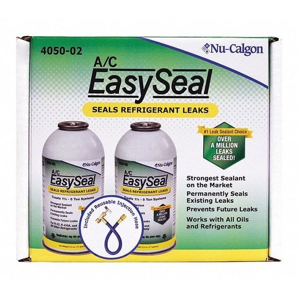 Nu-Calgon Refrigerant Leak Kit, 1-1/2 to 5 Tons - 4050-02