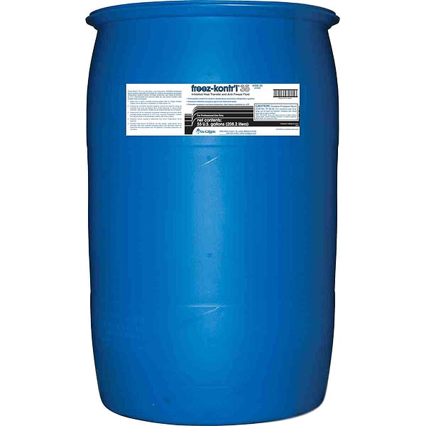 Nu-Calgon Freeze Protectant, Blue, 55 gal, Drum - 4188-35