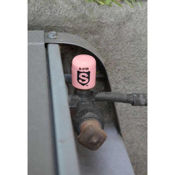 Jb Industries Refrigerant Cap Locks, 1/4 in., R-410A, PK4 - SHLD-P4