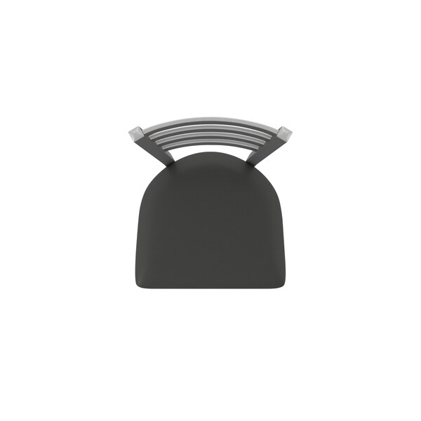 Holland Bar Stool Co 410 Jackie Stainless Steel 36in Swivel Bar Stool with Canter Iron Seat - 41036SS008