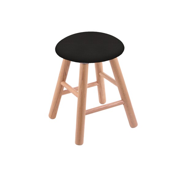 Holland Bar Stool Co Oak Vanity Stool, Natural Finish, Canter Red Seat - RC18OSNAT003