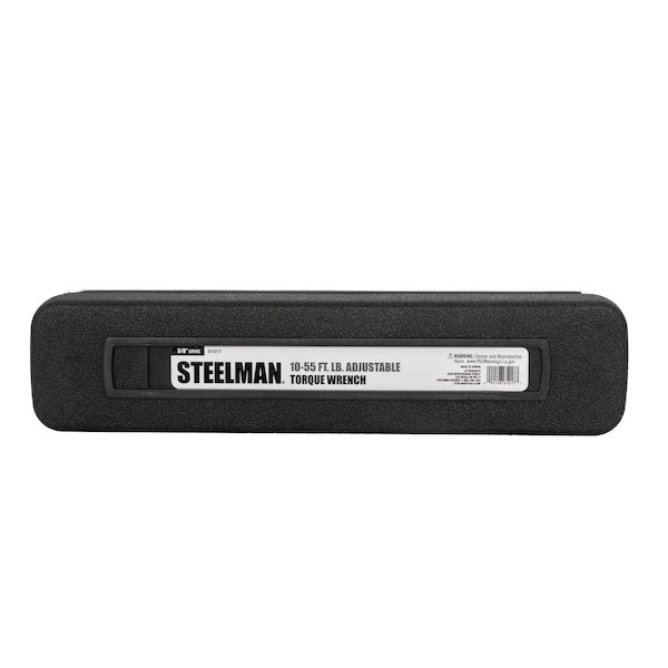 Steelman STL-WRN-3/8'' Dr Adjustable Torque Wrench, 10in. - 61017