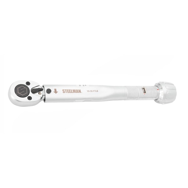 Steelman STL-WRN-3/8'' Dr Adjustable Torque Wrench, 10in. - 61017