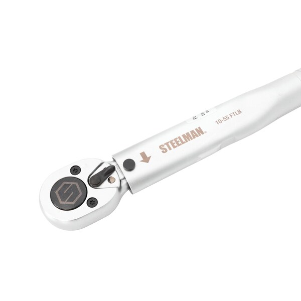 Steelman STL-WRN-3/8'' Dr Adjustable Torque Wrench, 10in. - 61017