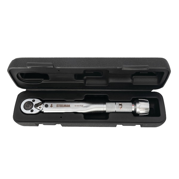 Steelman STL-WRN-3/8'' Dr Adjustable Torque Wrench, 10in. - 61017
