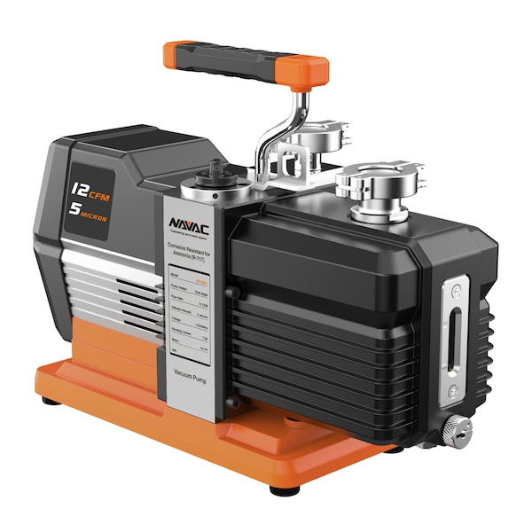 Navac Ammonia Vacuum Pump, 12 CFM, 5 Microns, DC, Industrial Grade - NP12DA1
