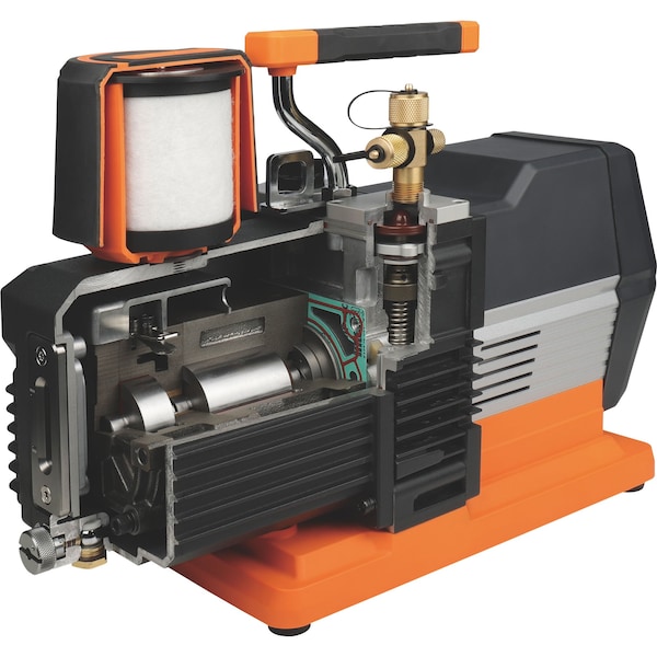 Navac Vacuum Pump, 12 CFM, 5 Microns, DC, Industrial Grade - NP12DM