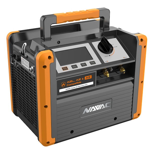 Navac Recovery Unit, Dual-Cylinder, DC, Flammable Refrigerants - NRDDF
