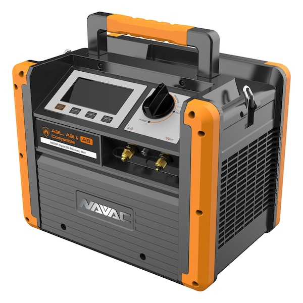 Navac Recovery Unit, Dual-Cylinder, DC, Flammable Refrigerants - NRDDF