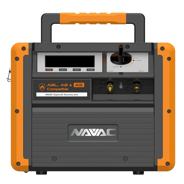 Navac Recovery Unit, Dual-Cylinder, DC, Flammable Refrigerants - NRDDF