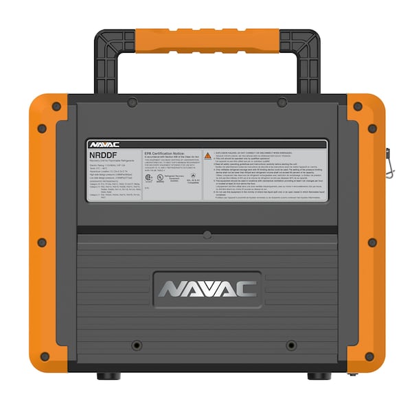Navac Recovery Unit, Dual-Cylinder, DC, Flammable Refrigerants - NRDDF