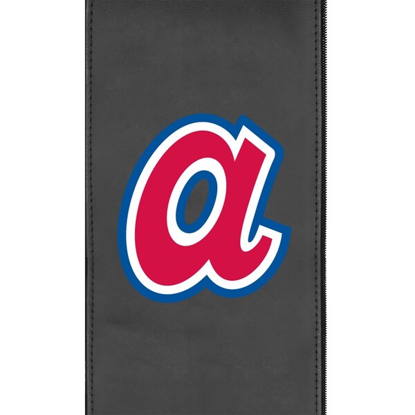 Dreamseat Swivel Bar Stool 2000 with Atlanta Braves Cooperstown Primary Logo - XZ2000BSSBLK-PSCOOP0005