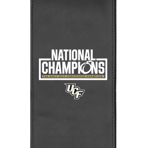 Dreamseat Bar Stool 500 with Central Florida UCF National Champions Logo Panel, 2PK - XZ500BSDBLK-PSCOL13539A