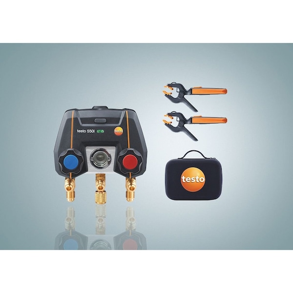 Testo 550i Smart Kit - App operated Manifold - 0564 3550 01