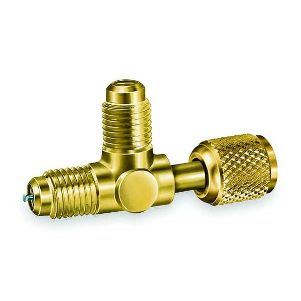 Jb Industries 90 Degree Angle Quick Coupler Access Tee, 1/4 in x 1/4 in, Brass - A34000