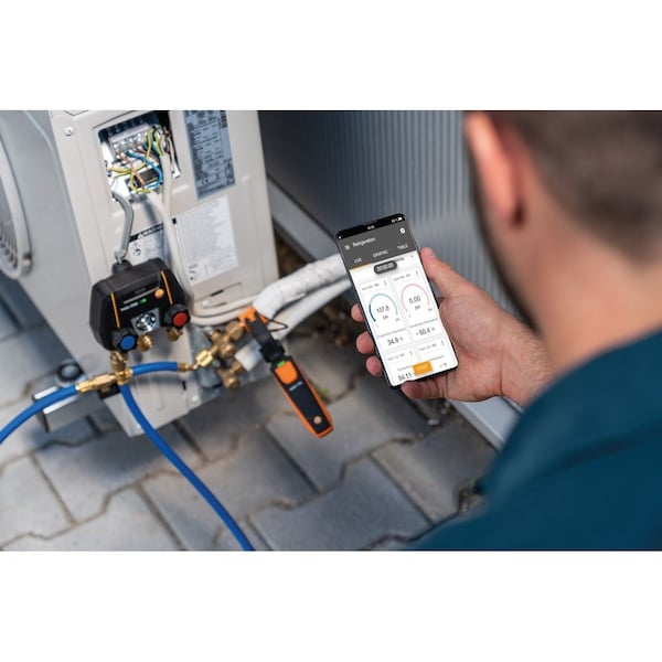 Testo 550i Smart Kit - App operated Manifold and vacuum probe - 0564 4550 01