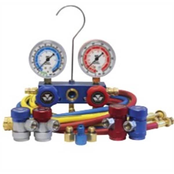 Mastercool 134A / 1234Yf Dual Aluminum Gauge Set - 89661-AYF
