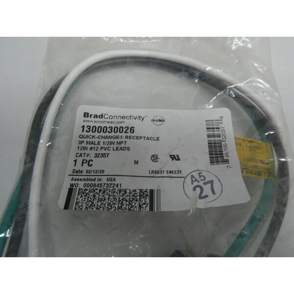 Brad Harrison 3P 3W 25A AMP 600V-AC PLUG - 32357 1300030026