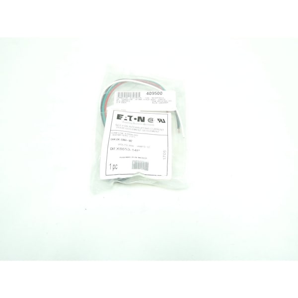 Eaton CAM LOK 12A AMPS 600V-AC PLUG - X8653-14P