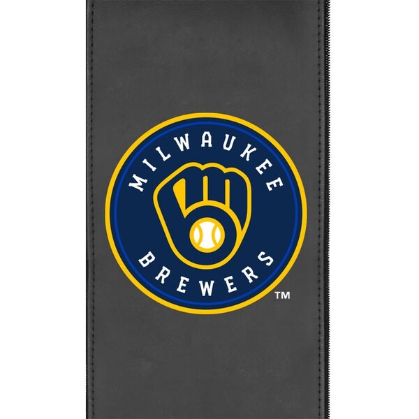 Dreamseat Swivel Bar Stool 2000 with Milwaukee Brewers Primary Logo - XZ2000BSSBLK-PSMLB21052