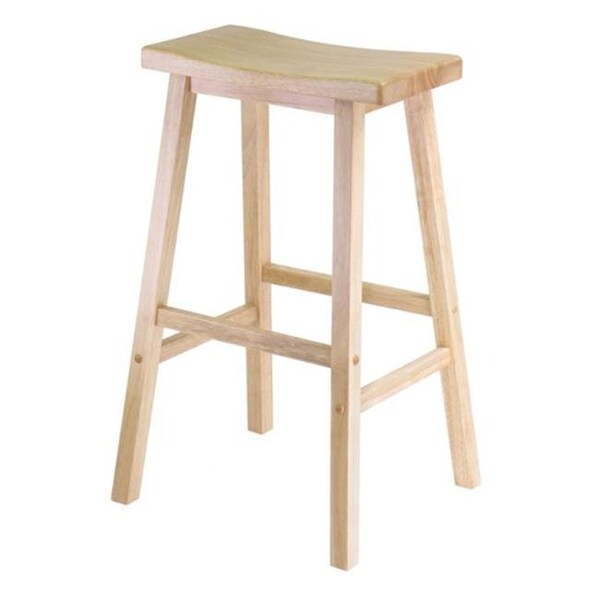 Winsome Winsome 84089 - 29 Inch Saddle Seat Stool - Single - Beech Solid - Composite Wood - 84089