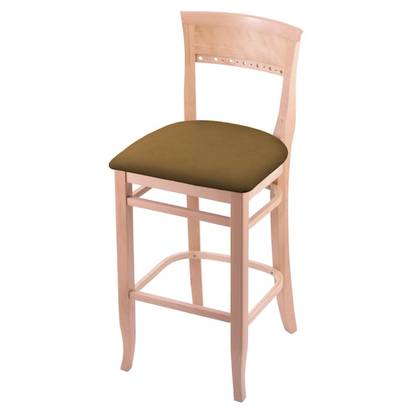 Holland Bar Stool Co 30" Bar Stool, Natural Finish, Canter Saddle Seat - 316030NAT012