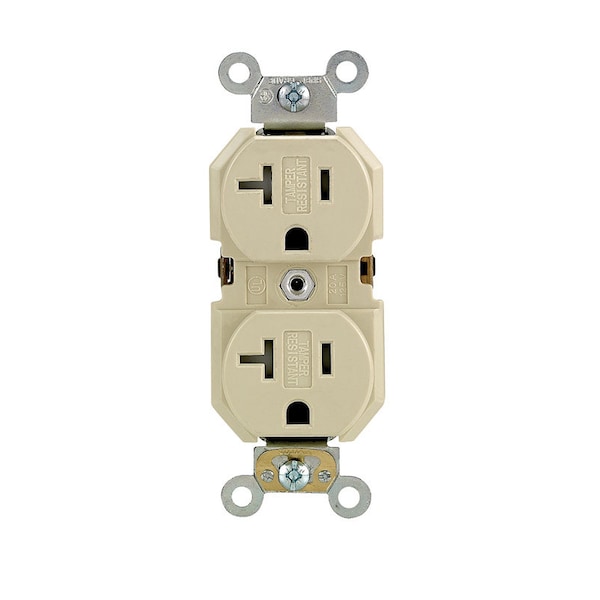 Leviton T-Resist Recept 20A Ivry - TBR20-00I
