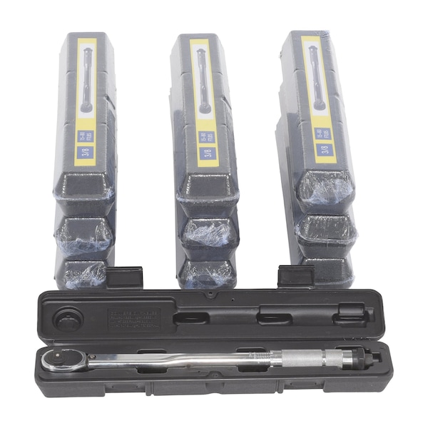 Vestil 3/8" Torque Wrench 10 Pack, 10PK - TW-38-10PK