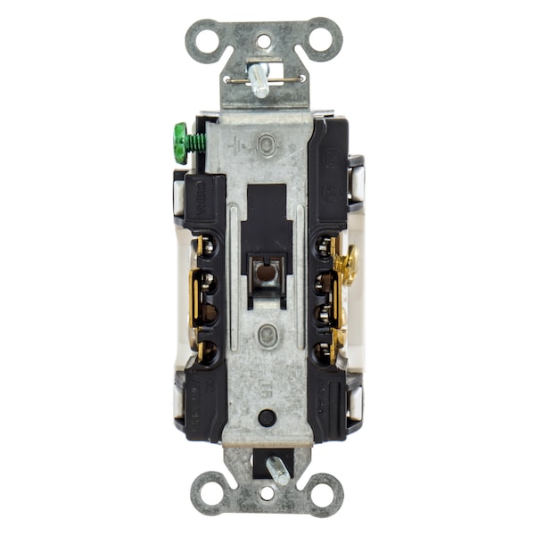 Hubbell Wiring Device-Kellems Commercial Specification Grade Duplex Receptacles for Controlled Applicatoins - DR15C1WHI