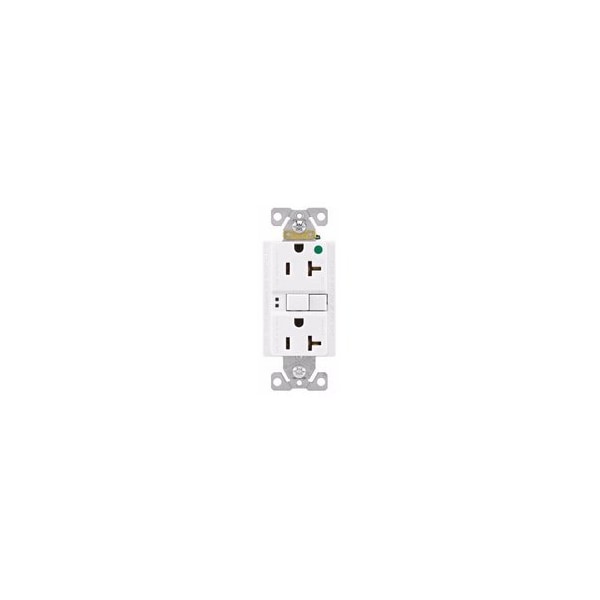Eaton Wiring Devices HOSPITAL GRADE GFCI RECEPTACLE - SGFH20W