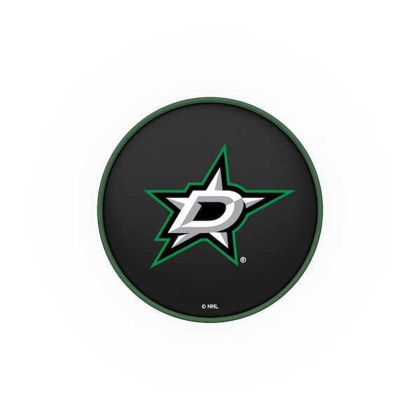 Holland Bar Stool Co 25" Dallas Stars Cushion Seat, 2-Ring Chrome Swivel Bar Stool - L7C125DALSTA