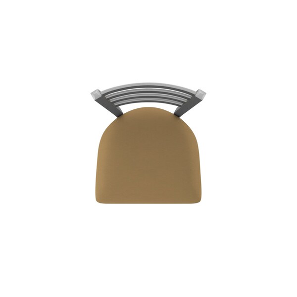 Holland Bar Stool Co 410 Jackie Stainless Steel 36in Swivel Bar Stool with Canter Saddle Seat - 41036SS012