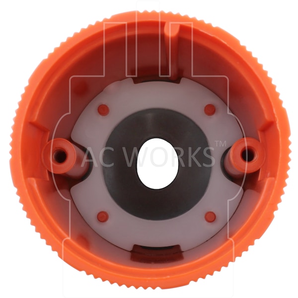Ac Works NEMA L21-30P 30A 3-Phase 120/208V 3PY, 5-Wire Locking Male UL, C-UL Approval in Orange - ASL2130P