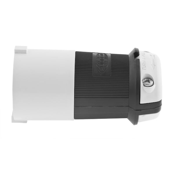 Hubbell 30A Twist-Lock Plug 4P 5W 120/208VAC L21-30P BK/WT - HBL2811S