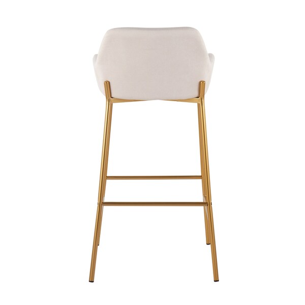 Lumisource Daniella Fixed-Height Bar Stool - Set of 2 PR - B30-DNLA2 AUCR2
