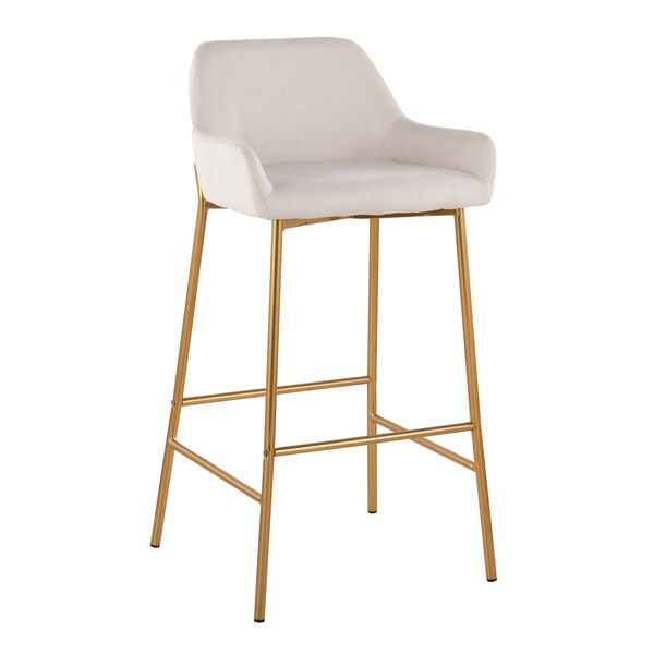 Lumisource Daniella Fixed-Height Bar Stool - Set of 2 PR - B30-DNLA2 AUCR2