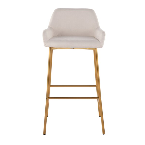 Lumisource Daniella Fixed-Height Bar Stool - Set of 2 PR - B30-DNLA2 AUCR2