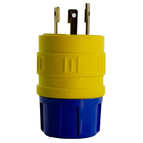 Ericson PLG 30A 250V 2P/3W L6-30 LCK BLD YEL I/D - 2512-P
