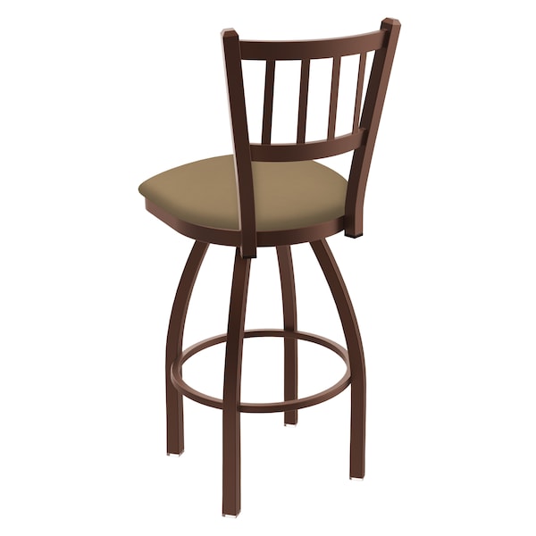 Holland Bar Stool Co 30" Swivel Bar Stool, Bronze Finish, Canter Sand Seat - 81030BZ013