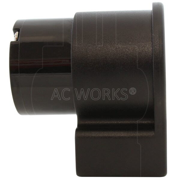 Ac Works NEMA L15-20R 3-Phase 20A 250V 4-Prong Elbow Locking Female Connector With UL, C-UL Approval - ASEL1520R