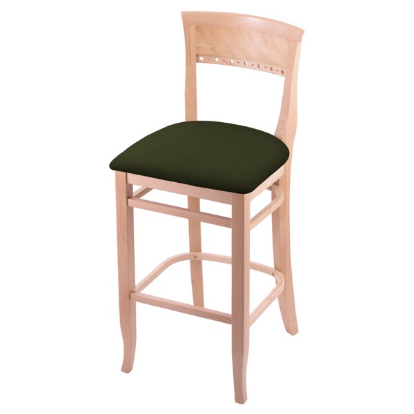 Holland Bar Stool Co 30" Bar Stool, Natural Finish, Canter Pine Seat - 316030NAT010